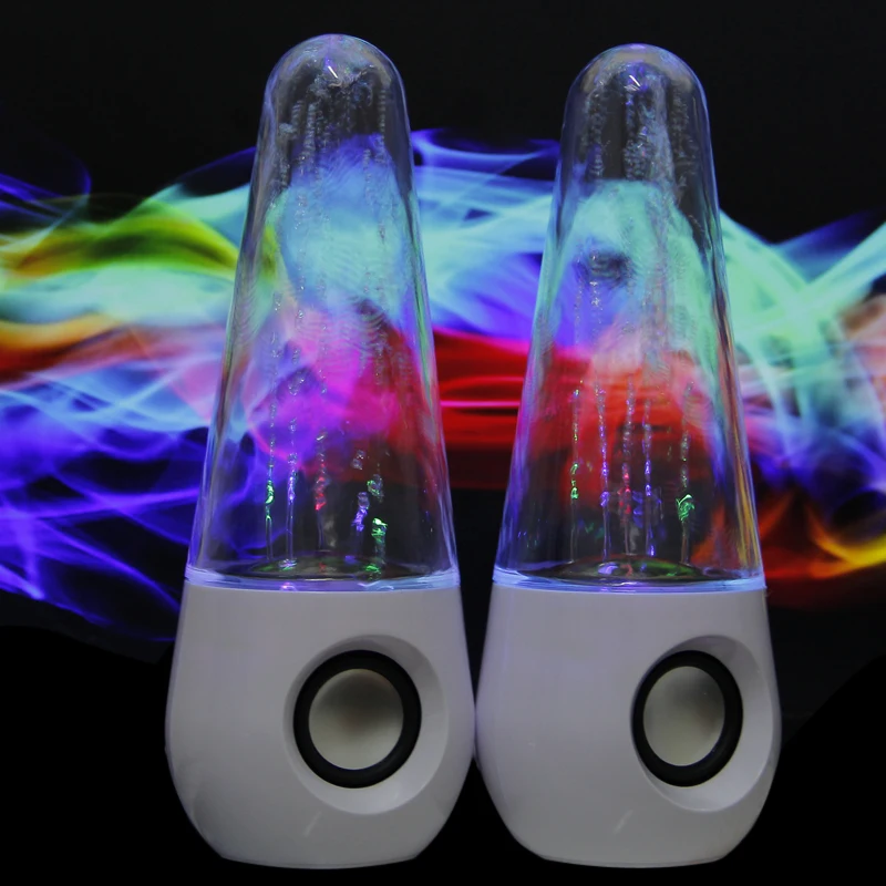 

Dancing Water Speaker Active LED Light Music Fountain Portable Speakers AUX-in Subwoofer Micro USB For iphone MP3 MP4 Xiaomi