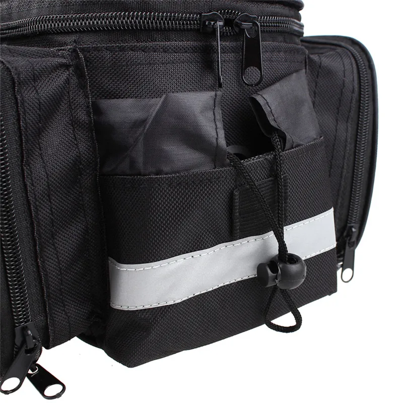 Новая Водонепроницаемая велосипедная сумка, сумка для велосипеда на заднее сиденье, сумка для багажника, сумка для заднего велосипеда, черный цвет