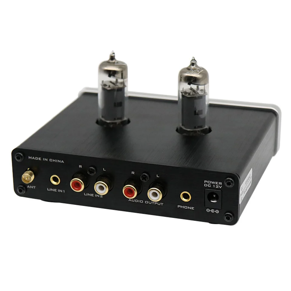 DP-02 Bluetooth 4.0 HiFi 6k4 Tube Amplifier Portable preamplifier Headphone Amplifier audio board U disk SD card input