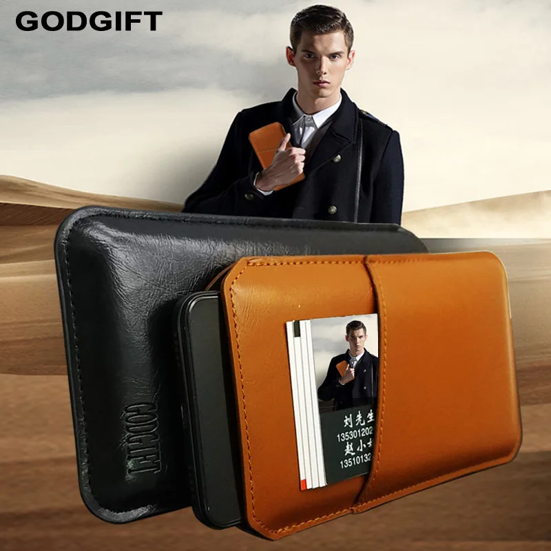 Godgift Универсальный телефон кожаный чехол для Ulefone U008 Pro Чехол Высокое качество про