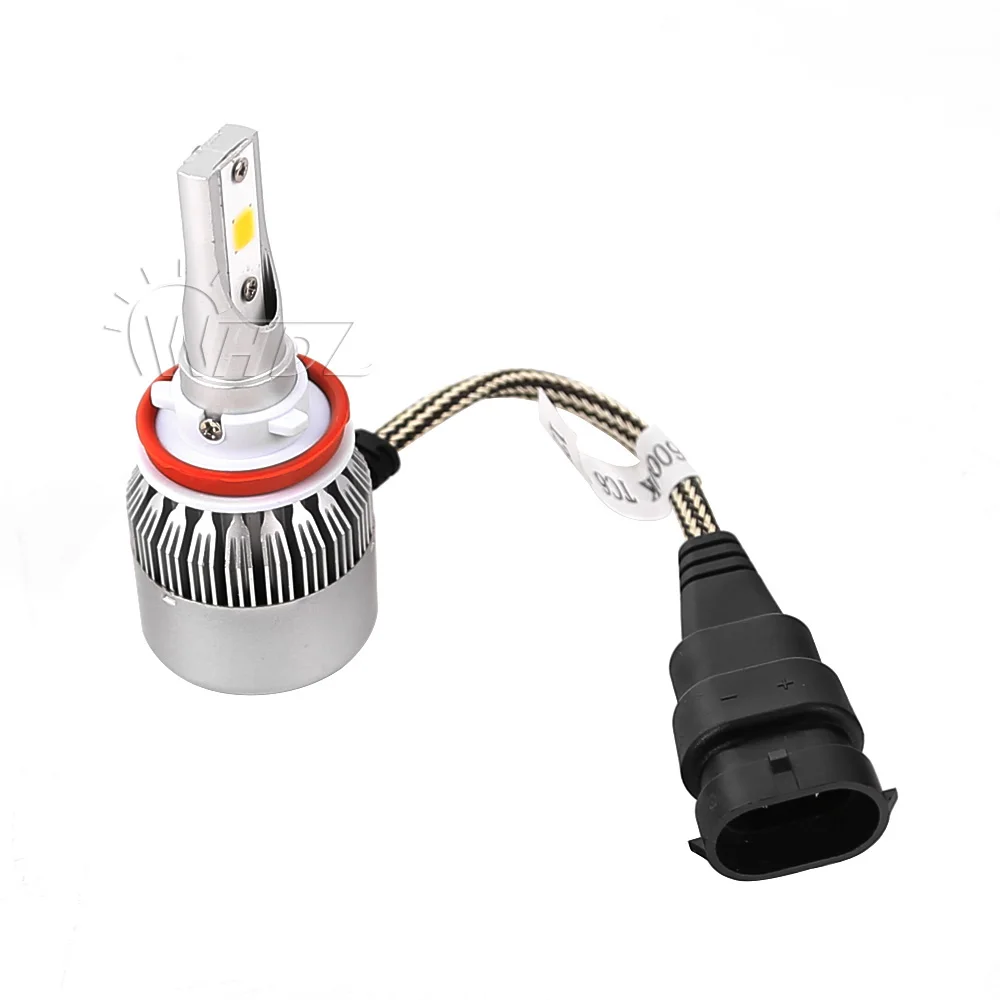 WHDZ TC6 H7 H3 H1 H4 880 9005 H11 LED Headlight Super Bright 75W 6500k Car Headlight Bulbs (6)