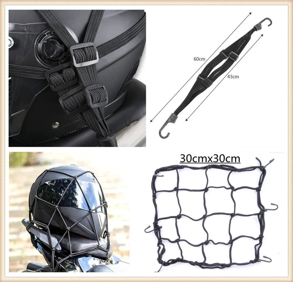 

Motorcycle accessories mesh hook storage luggage cargo helmet net for HONDA CBR650F CB650F CBF1000 VF750S SABRE VFR750 VFR800 F