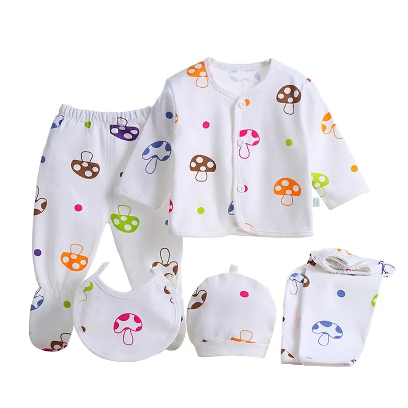 8pcs/pack Newborn baby girl clothes 100 cotton enfant clothing set Brand baby boy clothes