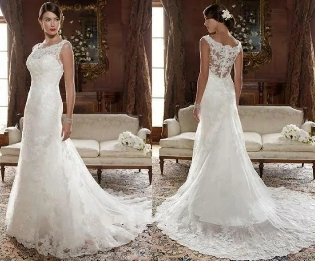 

Stunning New Model Hot Sale Lace Wedding Dress 100% Real Photos NS588