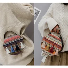 Женский ручной тканый ротанг сумка леди соломенный кошелек плетеная Сумка Пляжная Сумка подарок