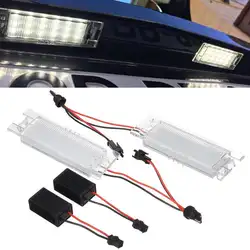 Для Alfa Romeo 147 156 159 166 Giulietta Mito GT паук MiTo Led подсветка регистрационного номера для номерного знака автомобиля лампа внешние аксессуары