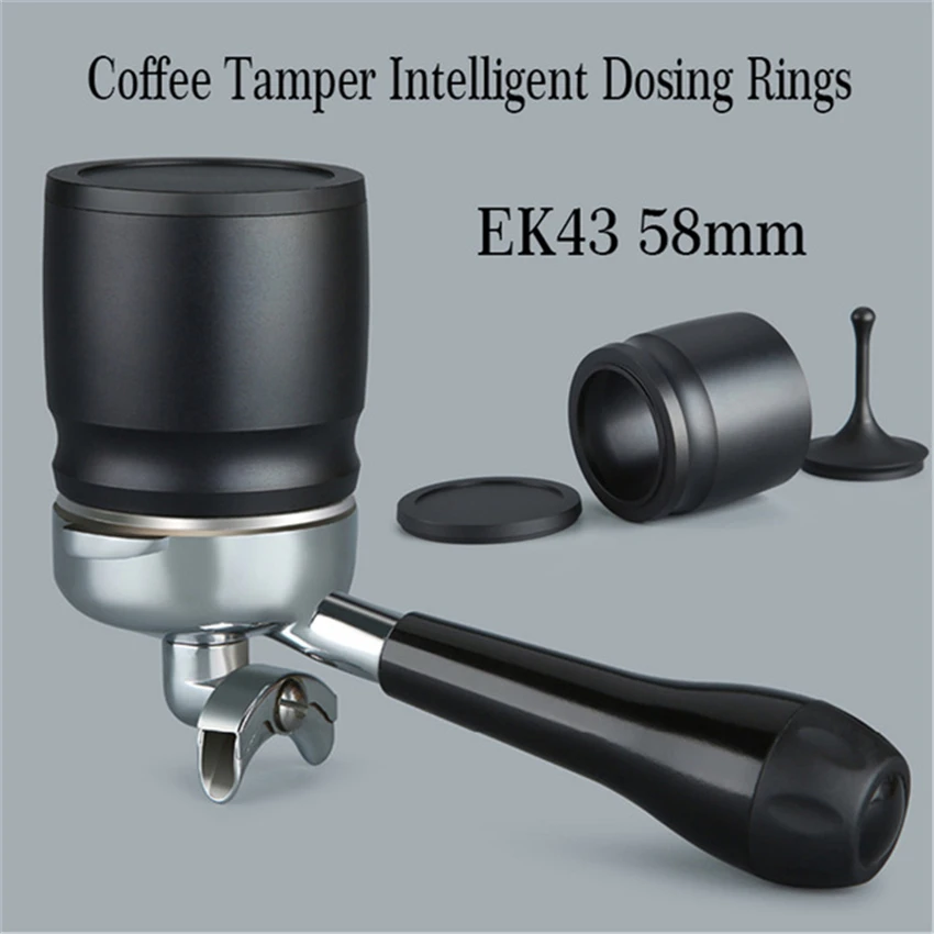 

Funnel Portafilter for 58MM Coffee Tamper Aluminum Intelligent Dosing Ring Brewing Bowl Coffee Powder for Espresso Barista