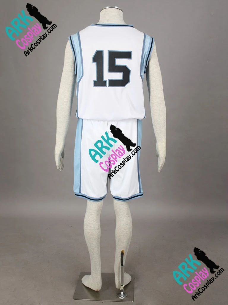 Костюм для косплея Kuroko без корзины Tetsuya белый No.15 мужской косплея|uniform outfit|uniform