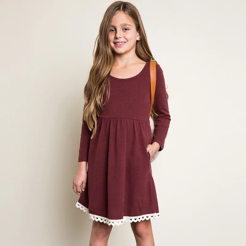 European and American children's clothing 6 12 years girls fashion