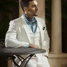 Тонкий жакет, на одной пуговице, кот жених смокинг с лацканами с острыми углами Женихи Для мужчин мужской мундир для свадьбы ужин костюмы для выпускного(пиджак+ брюки+ жилет+ галстук-бабочка