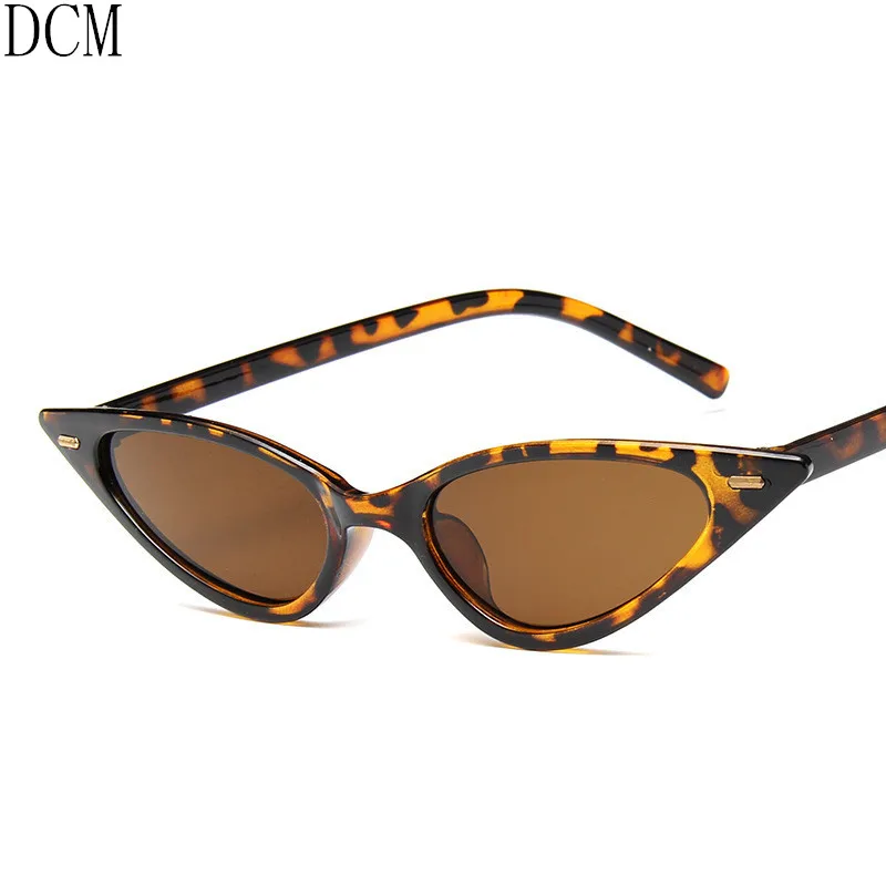 

Women Sexy Cat Eye Sunglasses Brand Designer Small Triangle Vintage Sun Glasses Retro Cateye Eyewear Purple Black Sunglass