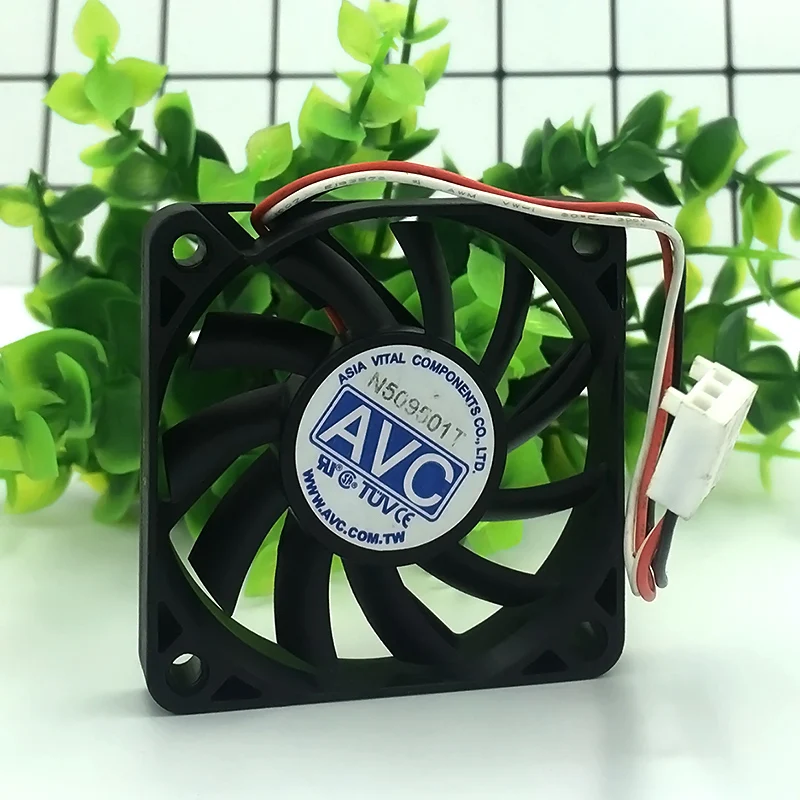 AVC F6010B12HS 12V 0.19A 3 контактный 6010 60x60x10 мм (6 см) Сервер вентилятор