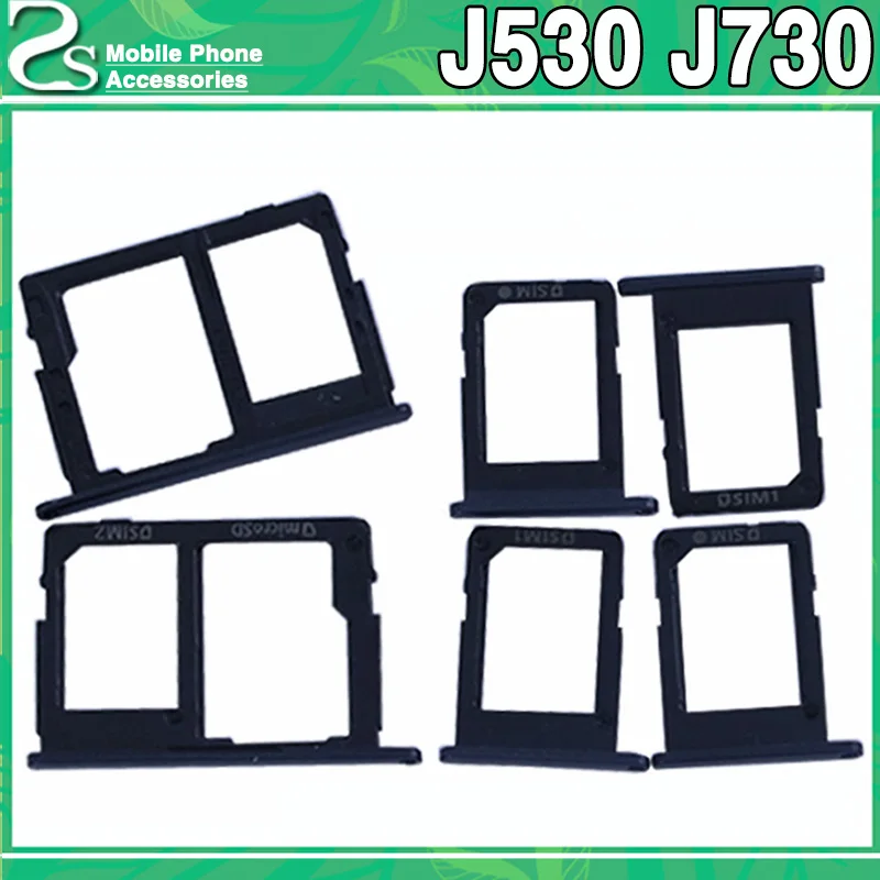 

10pcs New J530 J730 SIM Card Tray for Samsung Galaxy J5 Pro J7 Pro Reader Sim Tray Holder Sim Slot Replacement Parts