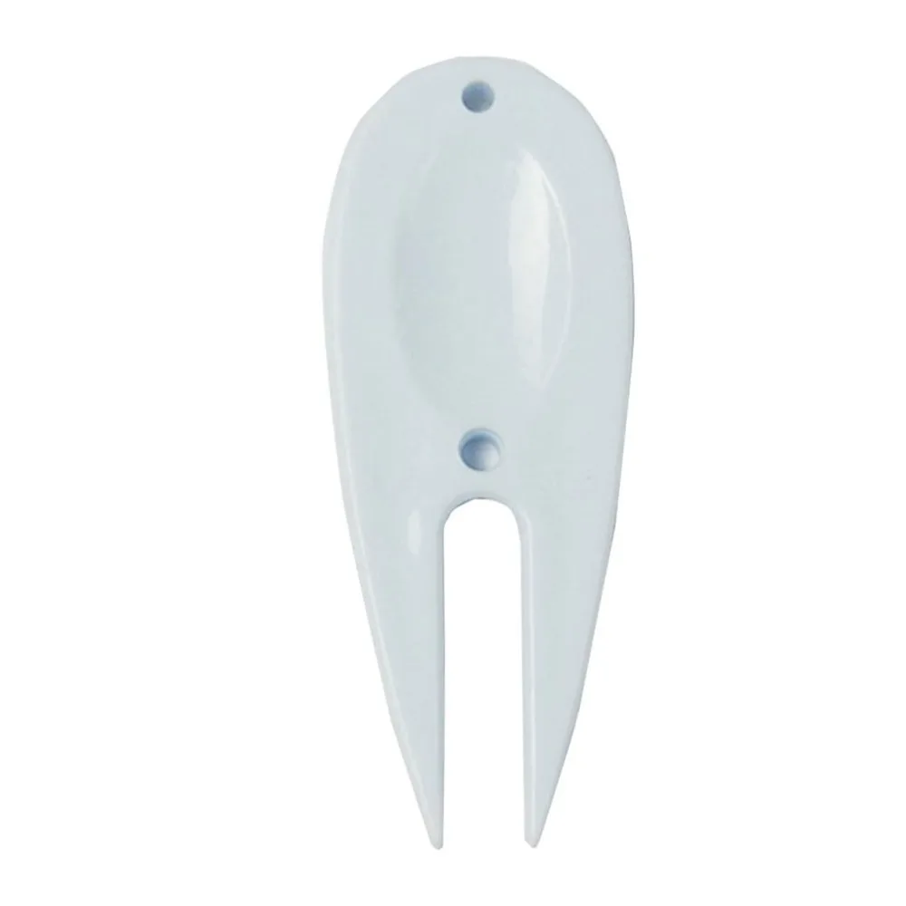 ABS البلاستيك جولف الخضر شوكة الملعب الشوك جولف مذراة كتلة عشب جولف إصلاح شوكة العملي