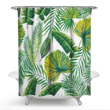 

Northern europe plants Shower Curtains Rideau de douche Cortina de ducha Bathroom Supplies Products H251