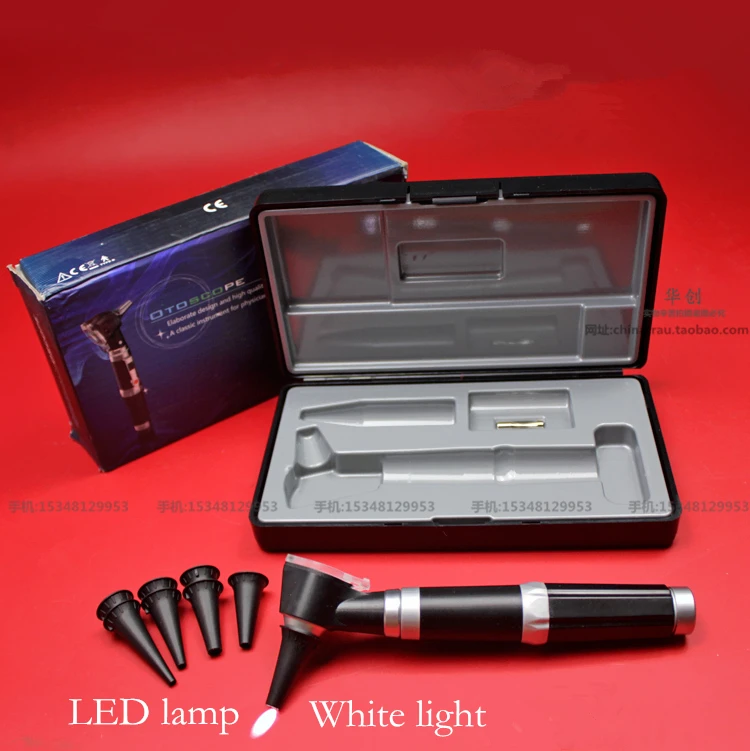 medicaluse examination ear mirror optical fiber ear speculum flashlight diagnosis ear canal LED lamp Electric otoscope detection medicaluse examination ear mirror optical fiber ear speculum flashlight diagnosis ear canal LED lamp Electric otoscope detection