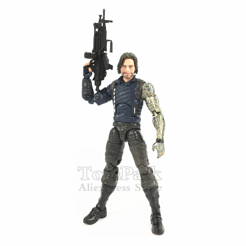 

Marvel Legends 6" Custom Weapons & White Wolf Soldier Action Figure Traget Exclusive Movie Avengers Infinity War Collectible