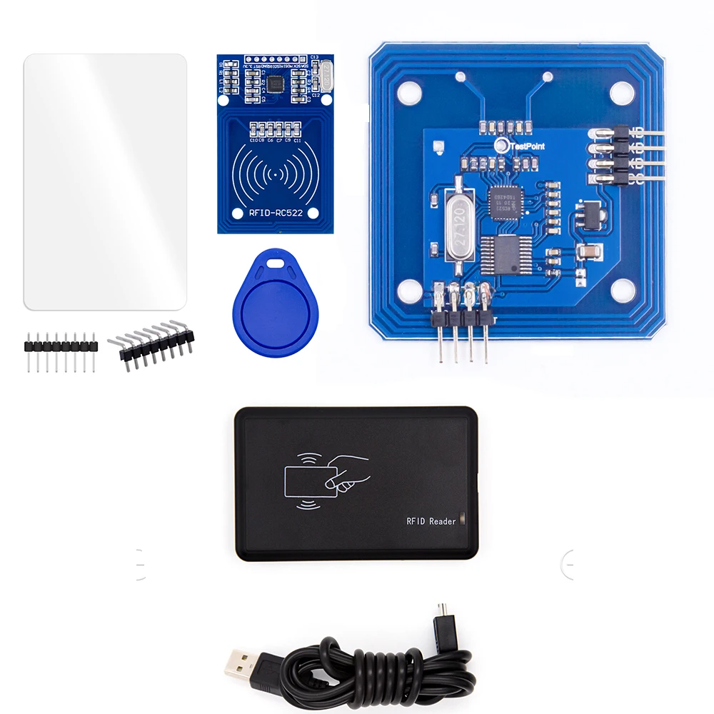 

RFID module RC522 Kits S50 13.56 Mhz 6cm With Tags SPI Write & Read for arduino uno 2560