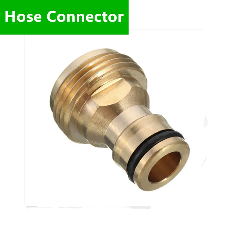 5pc 1/2" 3/4" Brass Male Threaded Tap Connector Sprinkler Adaptors Hose End Fittings Garden