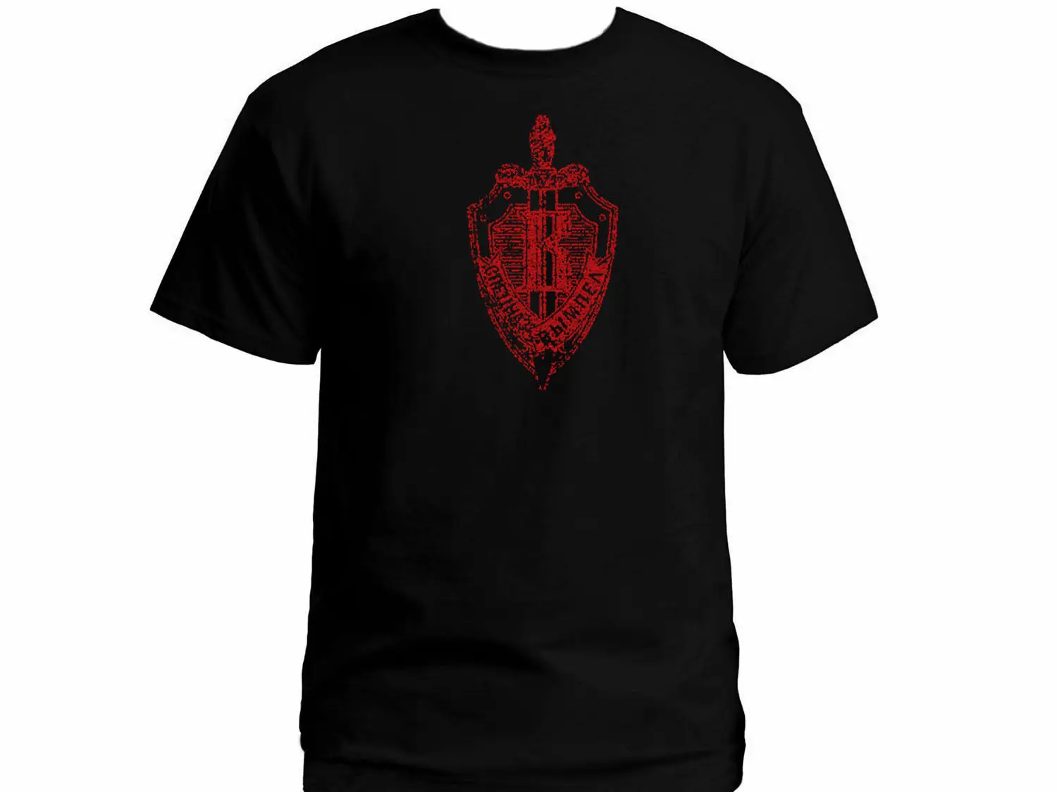 Russian KGB Soviet Union Spetsnaz spetznaz Vympel distressed print t-shirt XXL | Мужская одежда