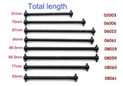 Universal driven Shaft