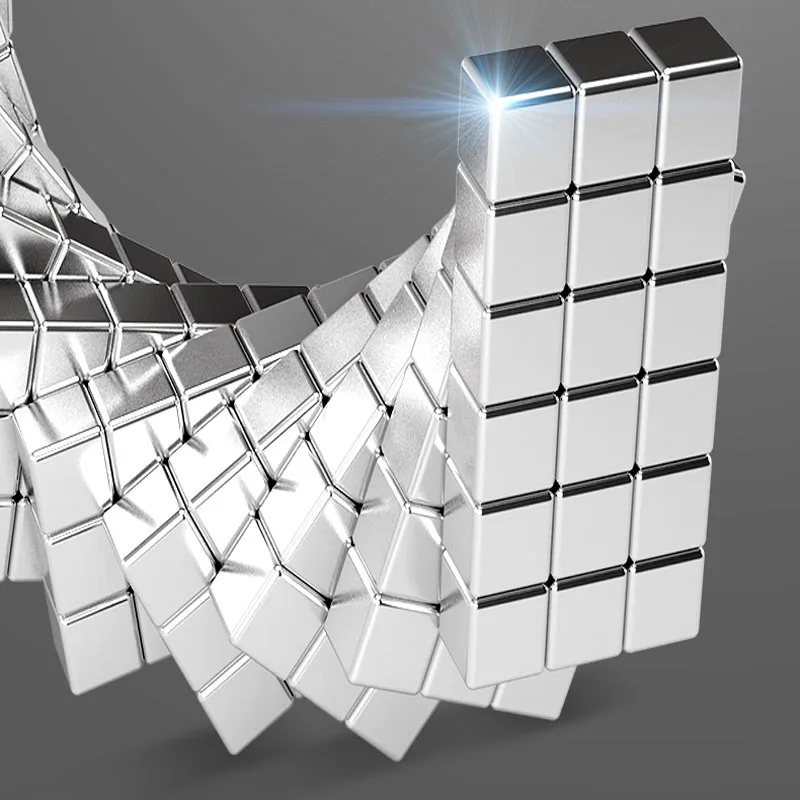 

5mm magic square and balls toy Magic Strong Buck Block square Creative Neodymium Magnet fidget cube