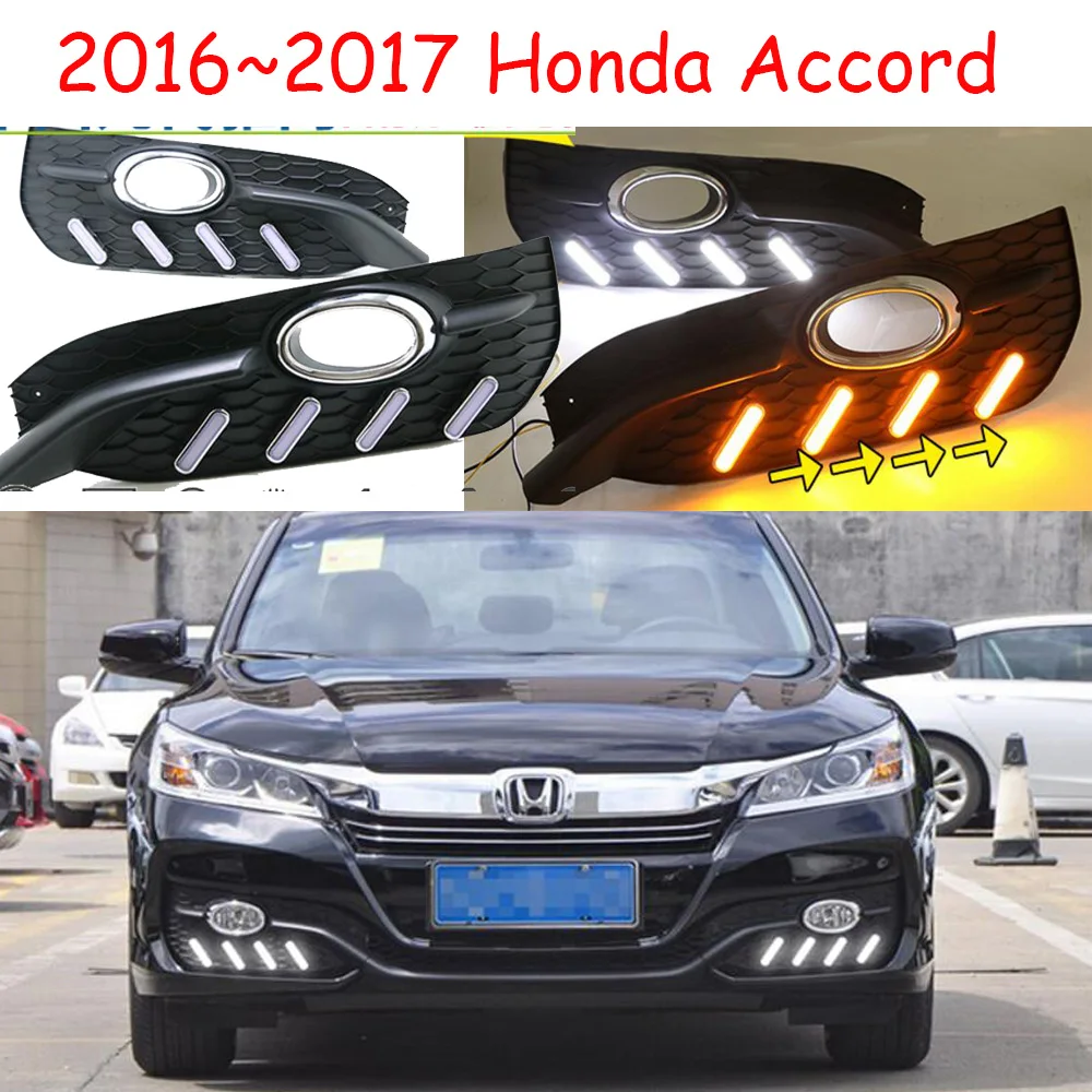 one set car accessories for Honda Accord daytime light 2016 2017 LED