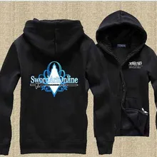 Sword Art Online SAO Толстовка costme куртка Кирито пальто аниме