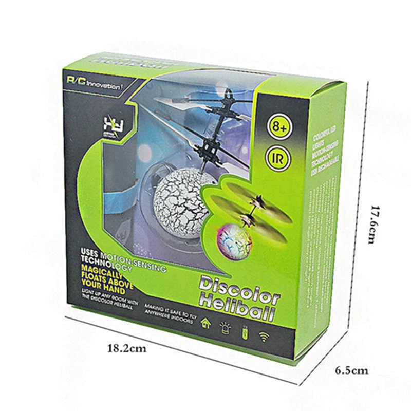 Intelligent Induction Fly Ball Toys seven color aircraft children Baby