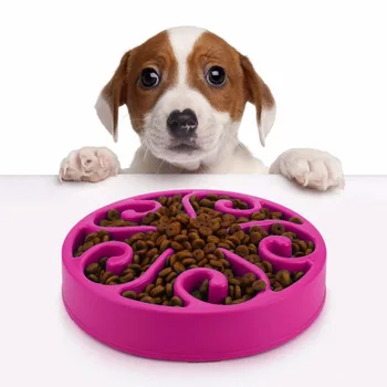 Fashion Slow Feed Dog Bowl,Anti-Choking 1