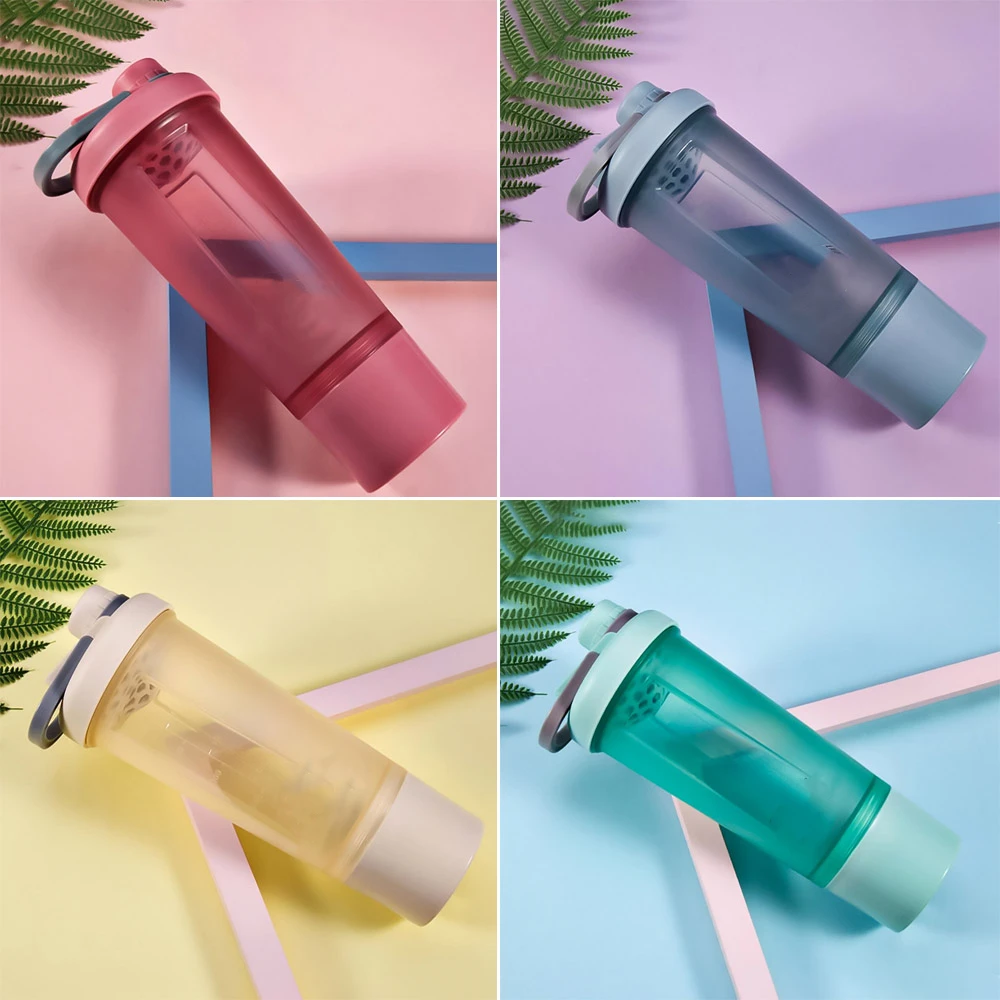 Woman Sport Whey Protein Shaker Bottle Water Bottle 600ML Girl BPA Free Leak Proof Gym Fitness Training Sport Nutrition protein bottle protein shaker cup shaker bottle sports water bottle