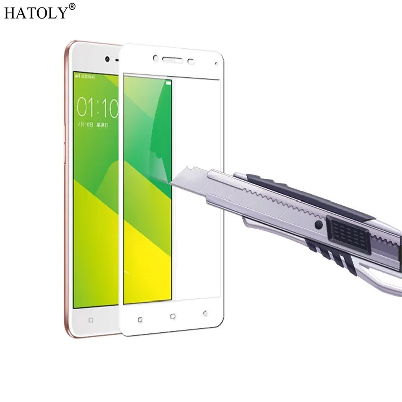 2 шт. Экран Full Стекло OPPO A37 полное покрытие закаленное полного | Мобильные телефоны