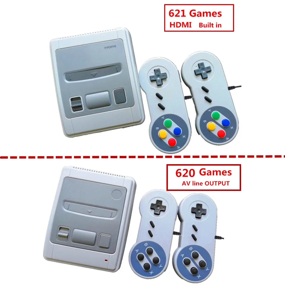 Прямая поставка Мини ТВ портативная игровая консоль видеоконсоль для игр Nes с HDMI