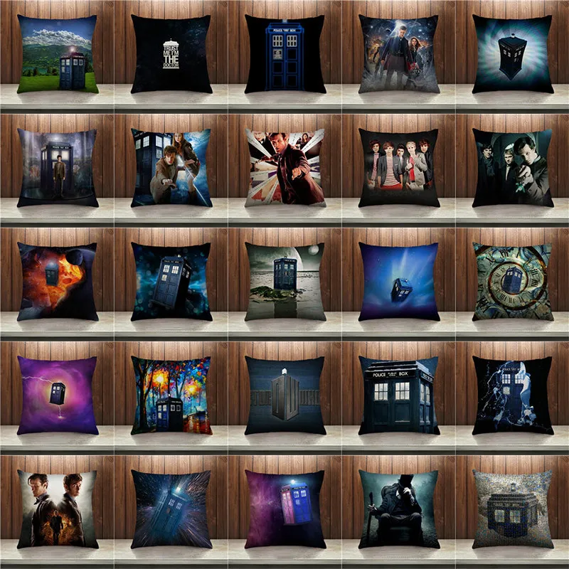 

Doctor Who Hot Pillow Case Pillow Bedroom Home Decorative Throw Pillow Cover