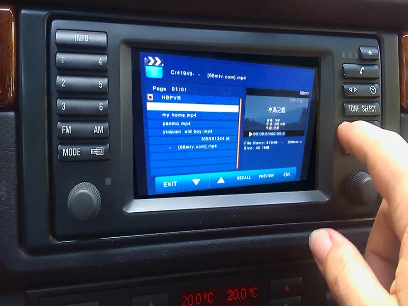 DVB-T2 Цифровое ТВ для BMW X3