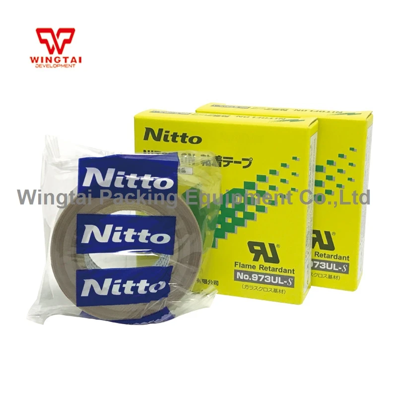 10 рулонов/T0.13mm* W19mm* L10m Япония Nitto Denko Липкая лента PTFE 973UL-S