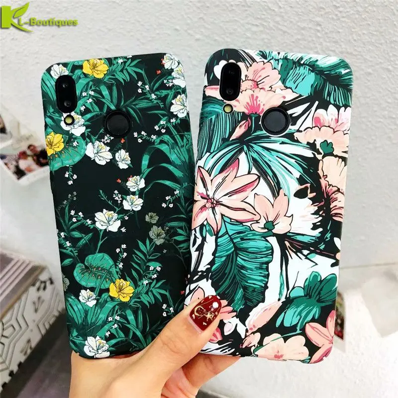 Светящийся чехол для Huawei P20 Lite P30 P40 Honor 10 Mate 20 P 40 Pro Nova 3i цветочные чехлы|Бамперы| |