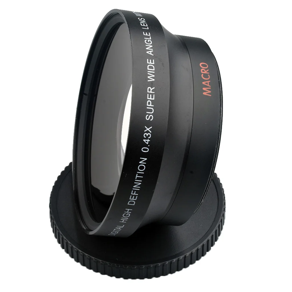 72mm 0.43X Super Wide Angle & Macro Lens for Panasonic HPX170 HMC150 DVX100
