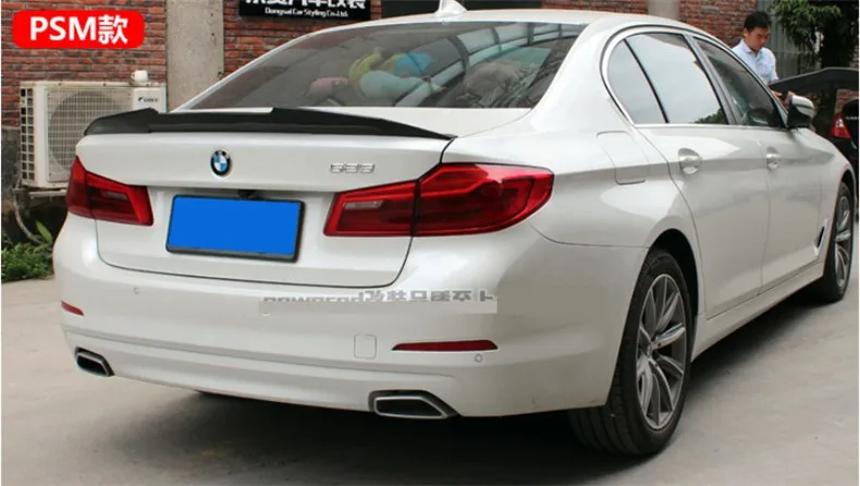  High Quality Carbon Fiber Spoiler For BMW 5 Series G30 G38 528 530 540 2018 Brand New PSM Style Win
