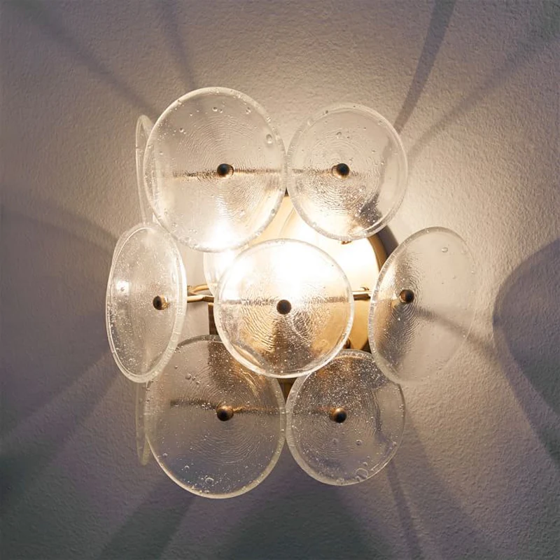 

Classic Vintage Crystal Wall Light E27 Base Bedside Bedroom Silver Gold Balll Wall Lamp 220V Crystal Wall Sconce Indoor Lighting