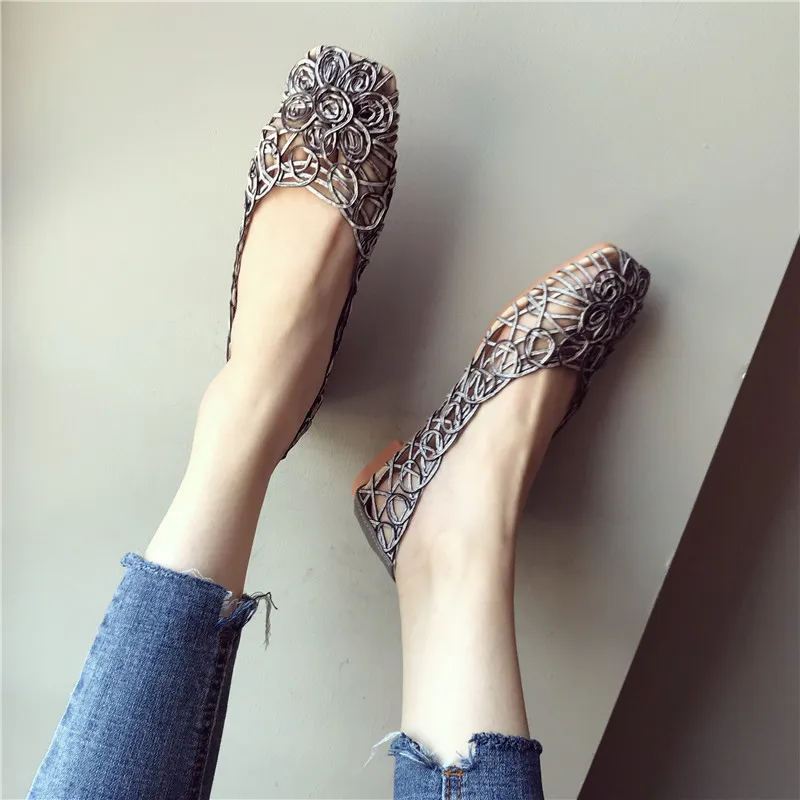 verão feminino sexy flor sapatos casuais suqare