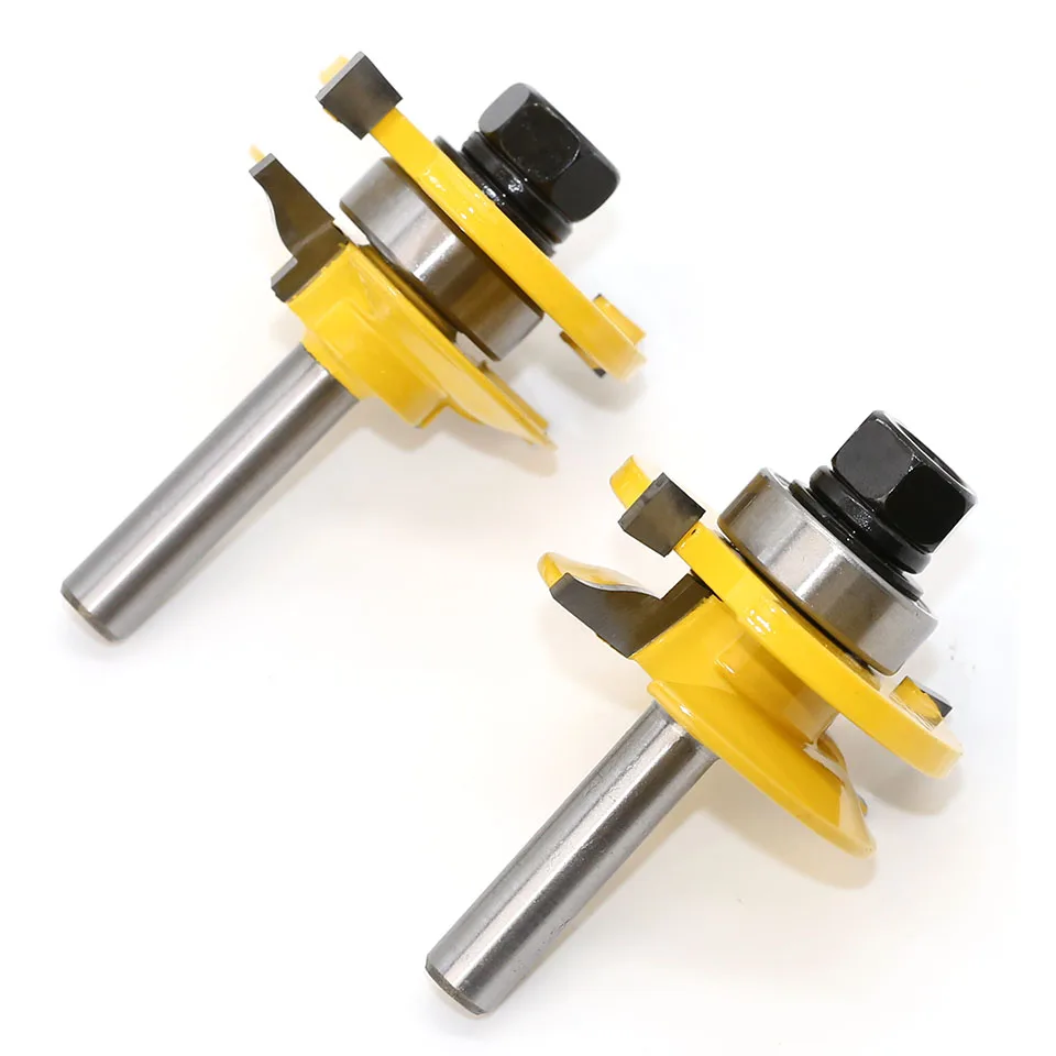 2 Bit Rail and Stile Router Bit Set - 8