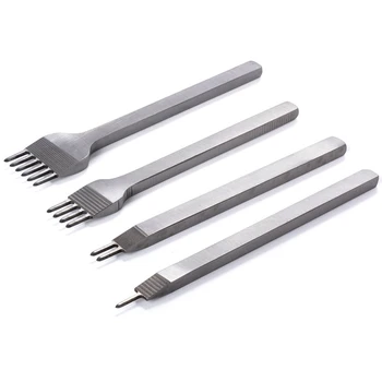 

Set of 4 3mm Punching Tools for Leather Crafts 1 + 2 + 4 + 6 Tips
