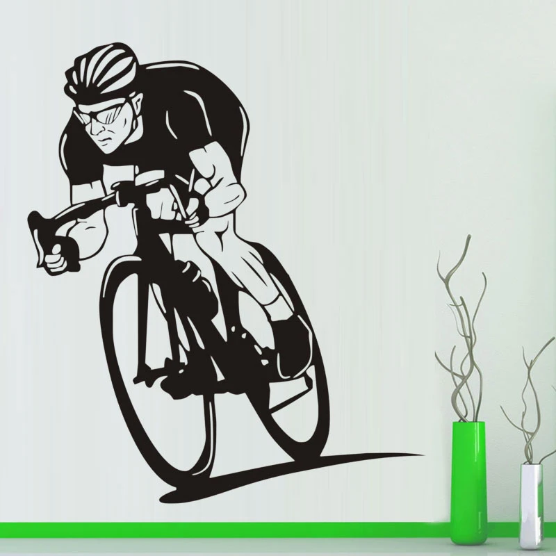 Sport Bike Wall Decals Bicycle Art Wall Stickers Home Decor Decoration For Boys Room Custom Vinyl Decals boys-bike : image Sport Bike Wall Decals Bicycle Art Wall Stickers Home Decor Decoration For Boys Room Custom Vinyl Decals boys-bike