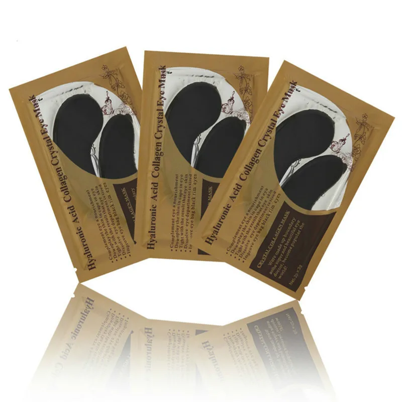 

20pcs/lot NEW Eye mask Black Eye Collagen Aging Wrinkle Under Crystal Gel Patch Anti Mask Beauty Mask Eye Bags Dark Circles