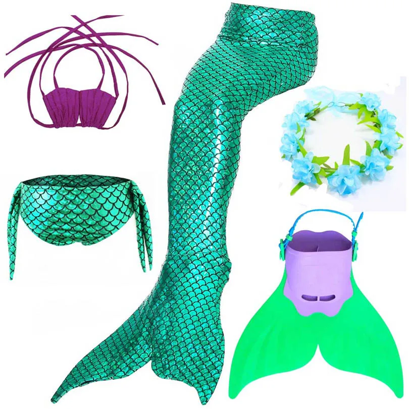 Детские спальные мешки с изображением Русалочки Плавание ming хвост Плавание костюм Лето Плавание платье для косплея русалки Моноласты, хвосты для купания Плавание, пижамы, одежда для отдыха для девочек
