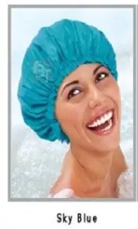 Водонепроницаемая шапочка для душа для женщин, винила, очень большая, дышащая, ПВХ, для взрослых, одноцветная, для ванной, женские, длинные волосы, шапочка для купания, s 29*29 см - Цвет: 02415