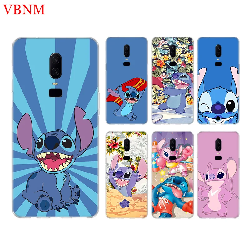 Disneys Stitchs Cute Phone Back Case For font b OnePlus b font font b 7 b