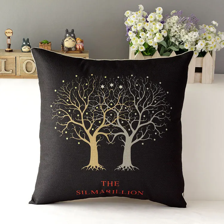 The Lord Of Rings Pillow Cover Movie World The Lord Of Rings Pillow Cover Movie World Map Cartoon Throw Case Pillowcase Whole In From Home Garden On