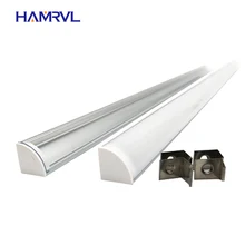 5 шт. 20 дюймов 0,5 м 12 мм pcb 45 градусов угловой СВЕТОДИОДНЫЙ алюминиевый профиль, алюминиевый канал, v-образный корпус молочно-прозрачные крышки зажимы